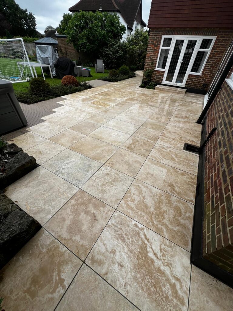 Patio Restoration — after cleaning by Pristine